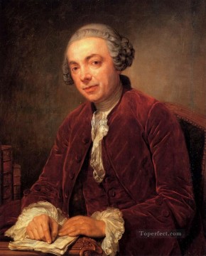  Abraham Arte - Retrato de Abraham De Roquencourt figura Jean Baptiste Greuze